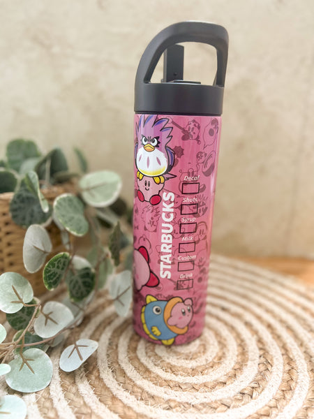 Kirby 20 oz water bottle