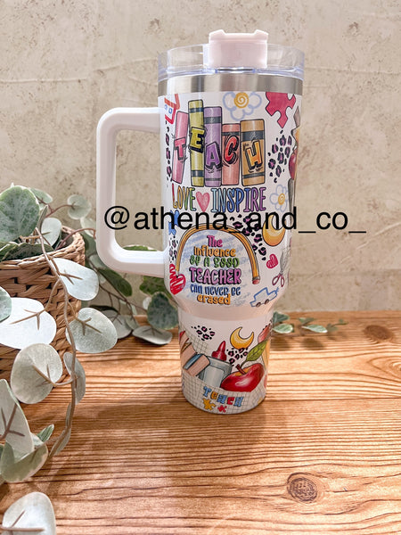 Teacher 40 oz tumbler